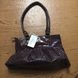 J. Renee Brown Leather purse